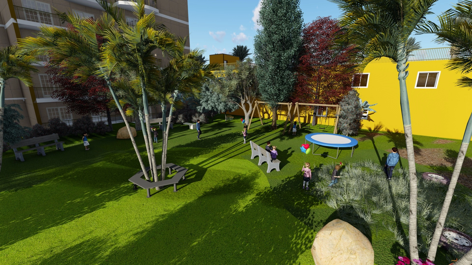 Children’s park view — outdoor recreation design