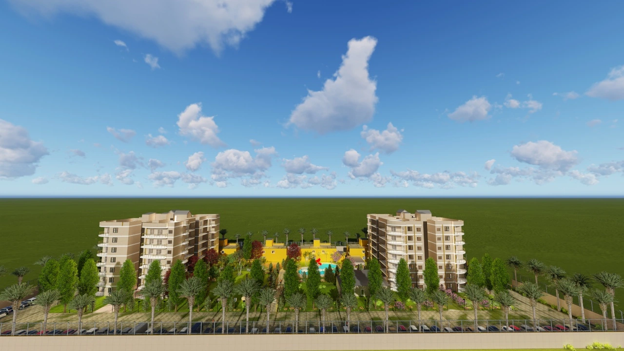 Housing community — panoramic site visualisation