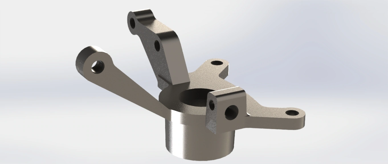 Steering knuckle — 3D component model